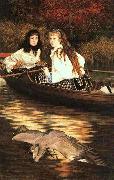 James Tissot Thames Germany oil painting artist